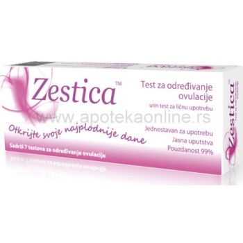 ZESTICA TEST ZA ODREĐIVANJE OVULACIJE - 7 ŠTAPIĆA 